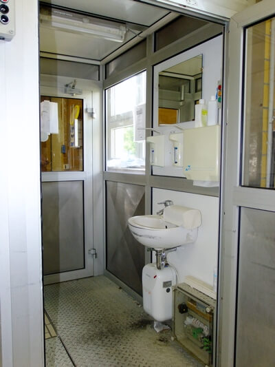 Icon Personenschleuse Sanmann, Baujahr 2017