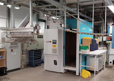 Icon Tunnelfinisheranlage Fintec Variojet 150 D-R